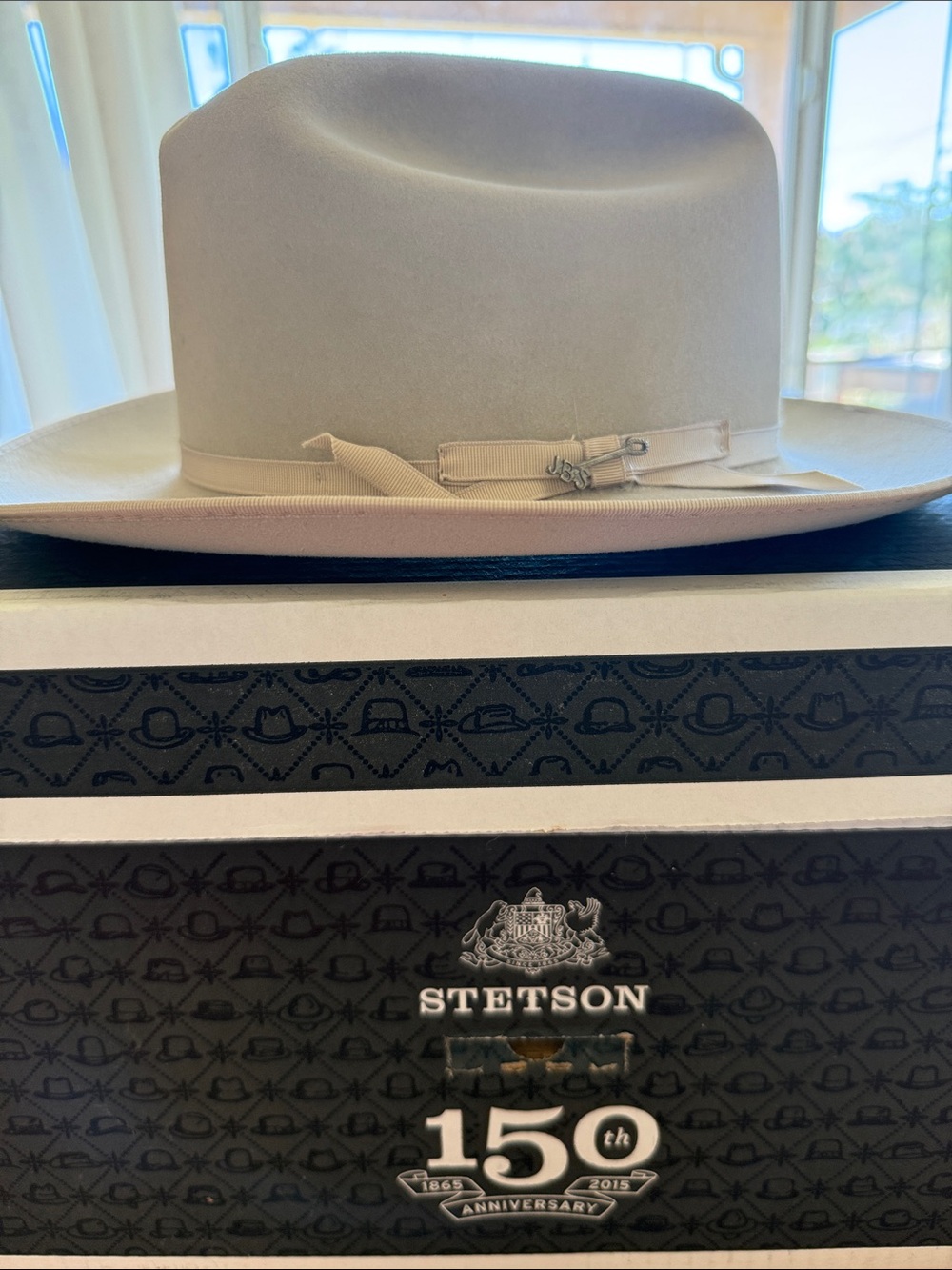 Stetson Light Beige Western Felt Hat